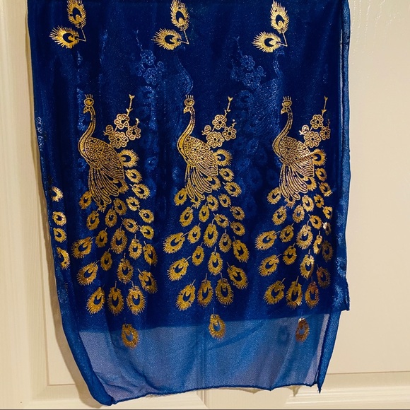 Accessories - NIB - 3 Ladies Peacock Print Scarves